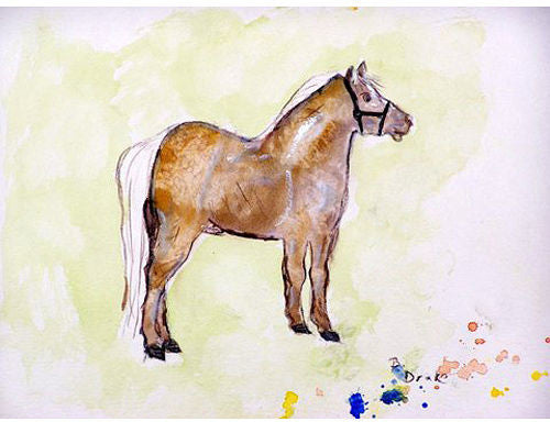 Betsy Drake Shetland Pony 30 X 50 Inch Comfort Floor Mat