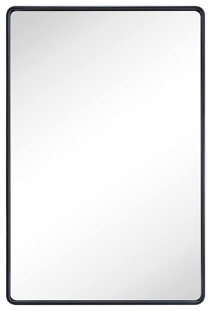 30 inch Rectangular Framed Wall Mounted Bathroom Vanity Mirror
