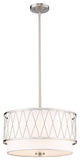 Zlite 198-17BN 3-Light Pendant, White