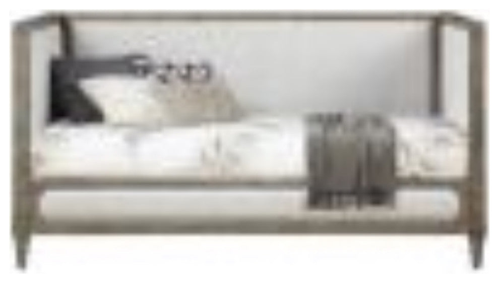 39710 Twin Daybed, Tan Fabric & Salvaged Natural Finish, Artesia