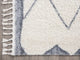 Abani Willow WIL170A Cream Moroccan Shag Grey Border Area Rug