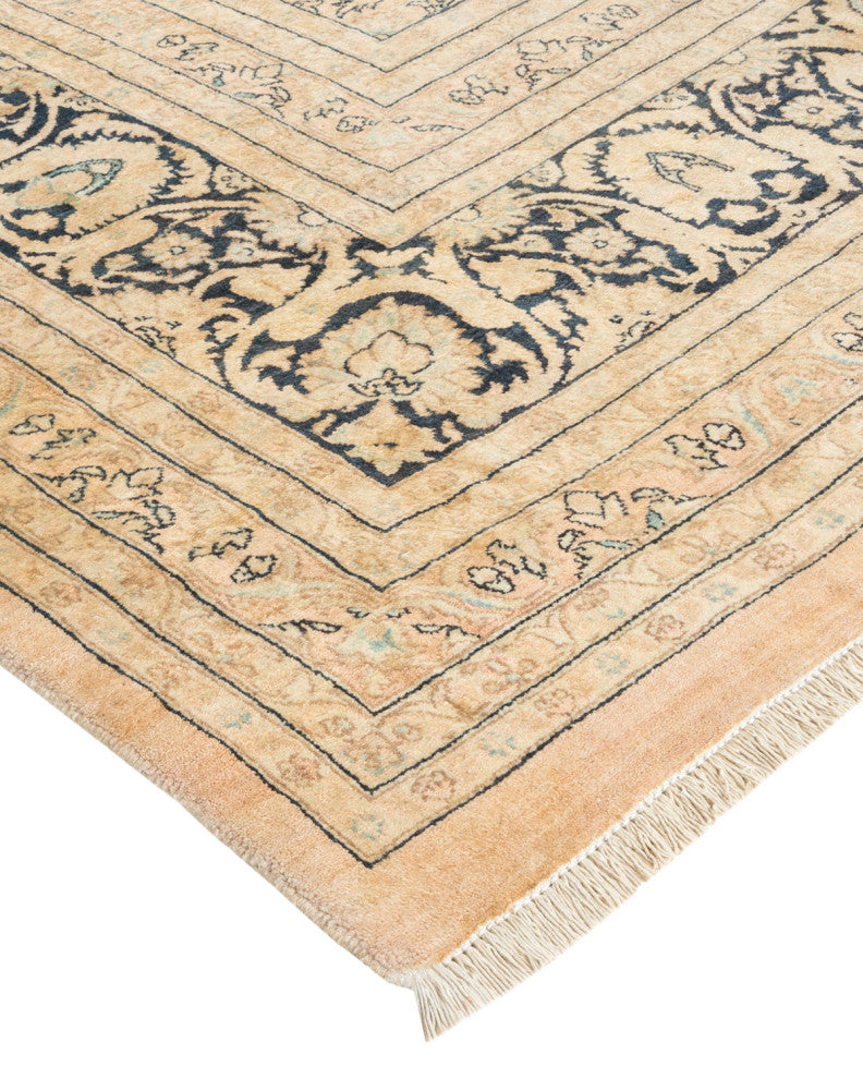 Mogul, One-of-a-Kind Hand-Knotted Runner Beige, 9'0"x18'10"