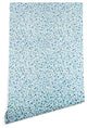 Deny Designs Ninola Design Baby Bubbles Blue Circles Wallpaper, Blue, 2'x8'