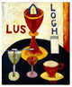 "Handsome Drinks, 1916" Digital Paper Print by Marsden Hartley, 38"x46"