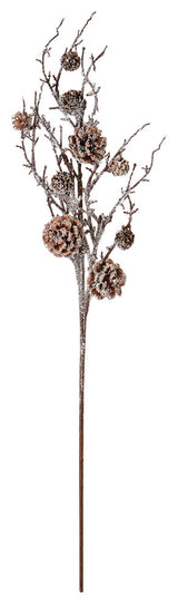 Icy Cone Twig Spray, Set of 3, 32"