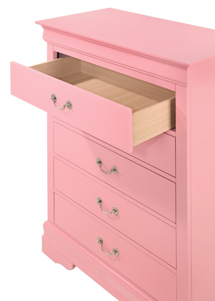 Louis Phillipe Chest, Pink