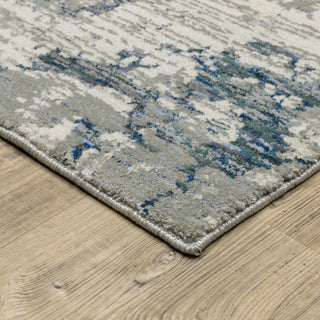 Oriental Weavers Evolution Indoor Rug Grey/ Blue 8'6" X 11'7"