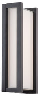 Axel LED Indoor and Outdoor Wall Light 3000K, Black, 11"