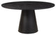 Alpine Furniture Cove Round Dining Table in Vintage Black