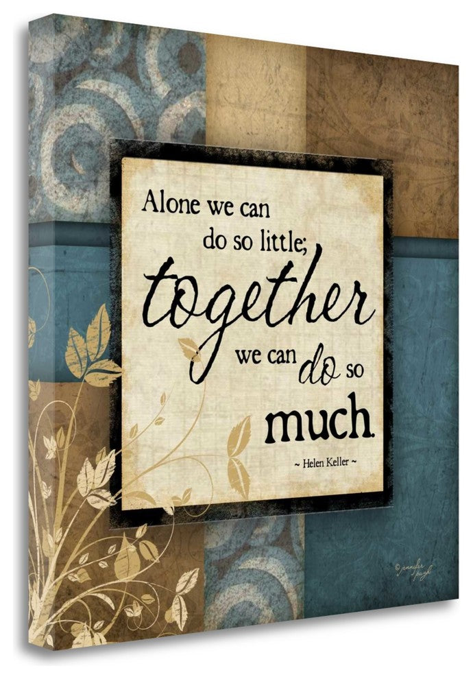 "Together" By Jennifer Pugh, Giclee Print on Gallery Wrap Canvas, Ready to Hang