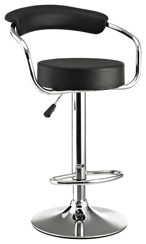 Modern Contemporary Dining Kitchen Bar Stool Black