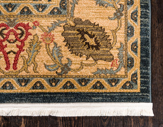 Unique Loom Navy Blue Marwan Sahand 2' 7 x 6' 7 Runner Rug