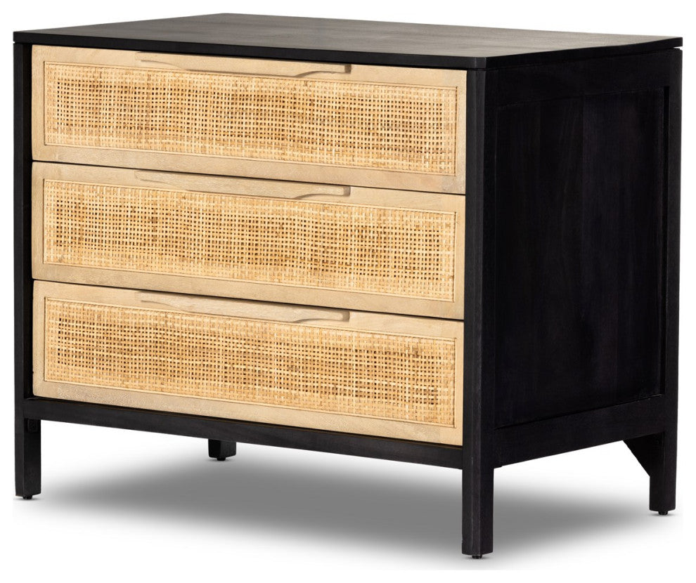 Sydney Large Nightstand-Black Wash