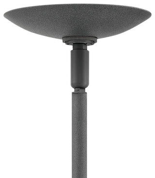 Hinkley Warby 9.5" Small Pendant Light, Aged Zinc + Clear Glass