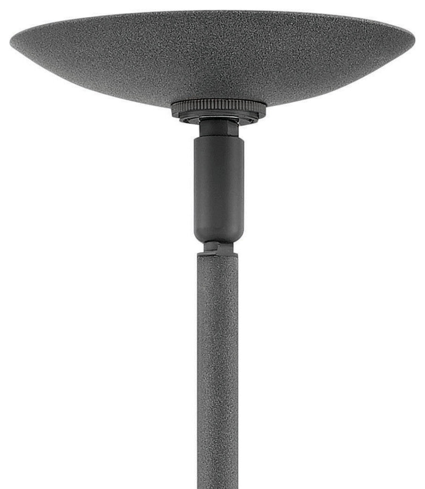 Hinkley Warby 9.5" Small Pendant Light, Aged Zinc + Clear Glass