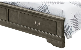 Thornton Storage Bed, Gray, Full