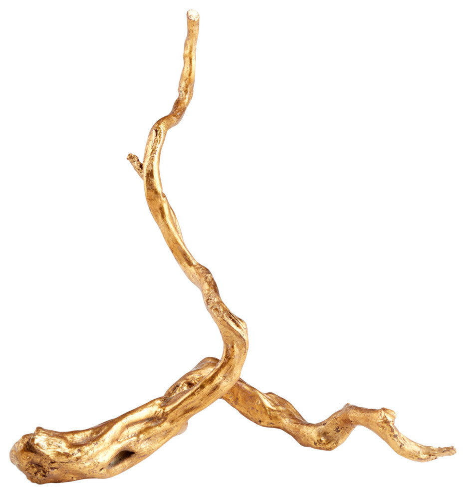Small Drifting Gold Sculpture