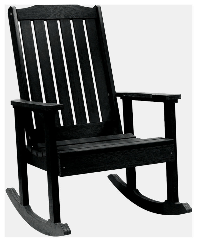 Linden Rocking Chair, Black