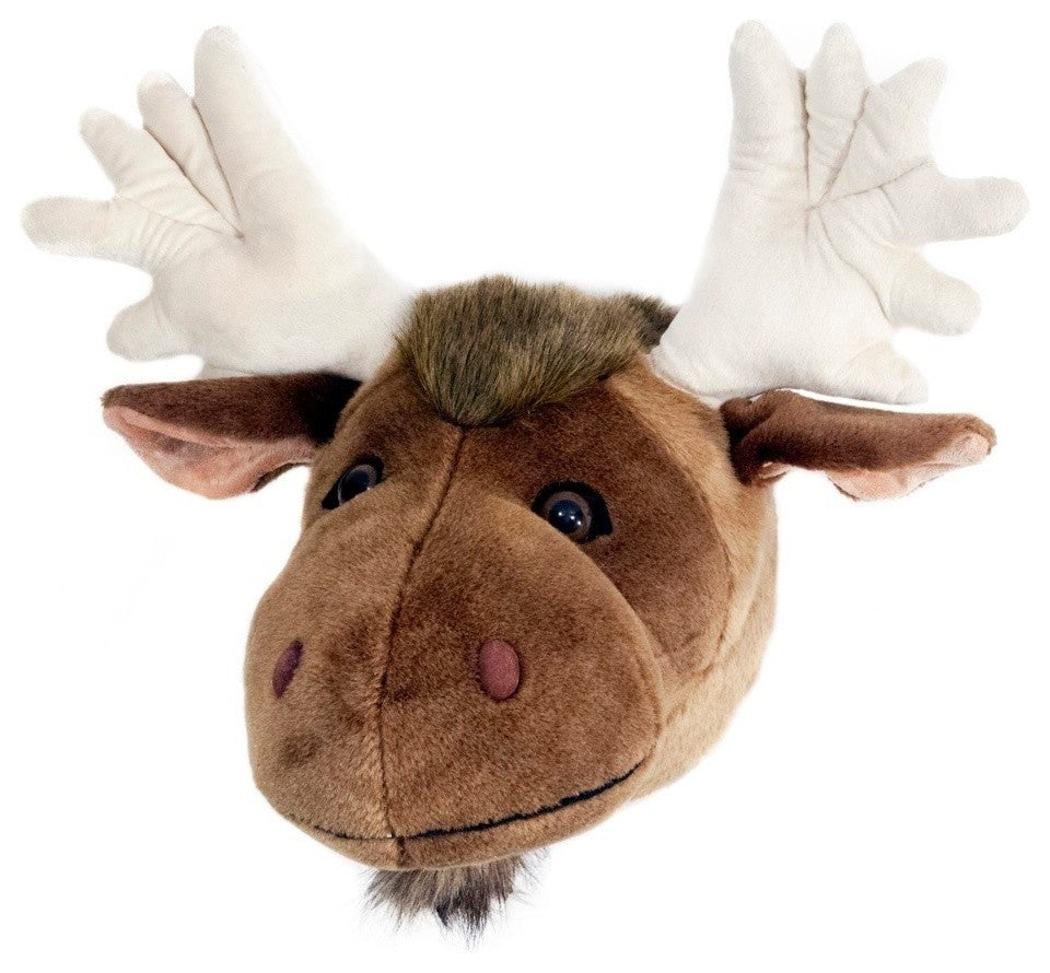 Moose Stuffed Trophy Head, Large