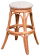 Universal 30" Swivel Backless Barstool In Antique Honey With Tuvalu Sunset