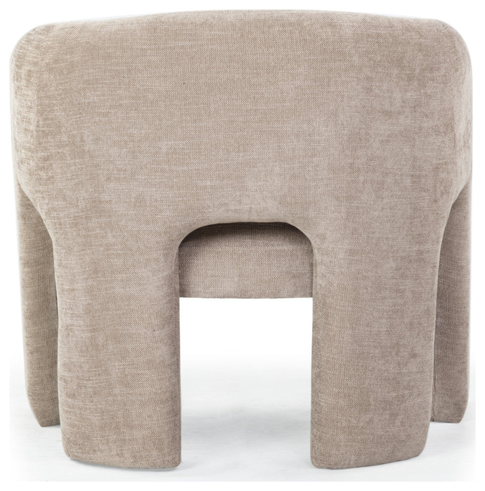 Safavieh Couture Tamlyn Accent Chair, Light Brown