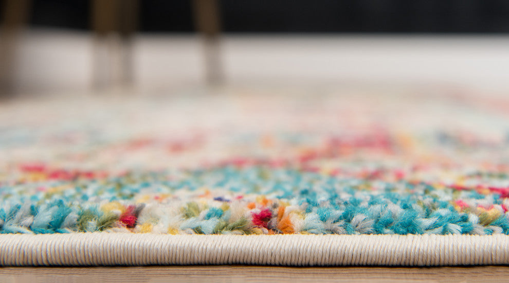 Unique Loom Blue Yellowstone Sedona 2' 2 x 6' 7 Runner Rug