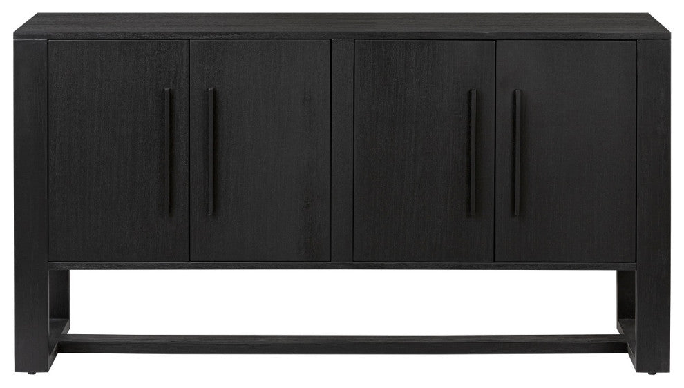 Pacifica Sideboard, Wire Brushed Ebony Oak