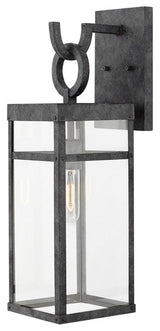 Outdoor Porter Medium Wall Mount in Aged Zinc