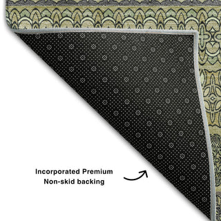 Premium Machine Washable Mayfield AMF527 Sage 9' x 12' Rug