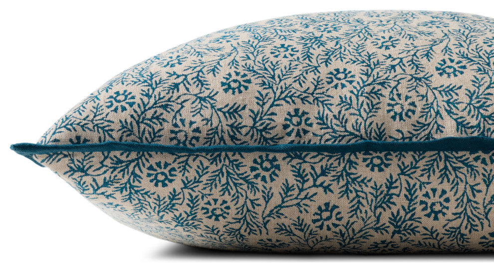 Loloi PLL0194 Blue 18'' x 18'' Cover Only