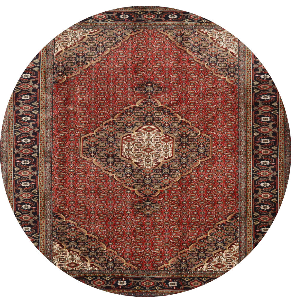 Ahgly Company Indoor Round Traditional Area Rugs, 4' Round
