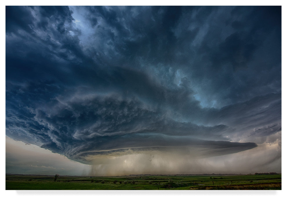 Alexander Fisher 'Montana Supercell' Canvas Art, 19"x12"