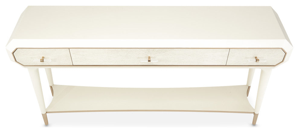 La Rachelle Console Table - Medium Champagne