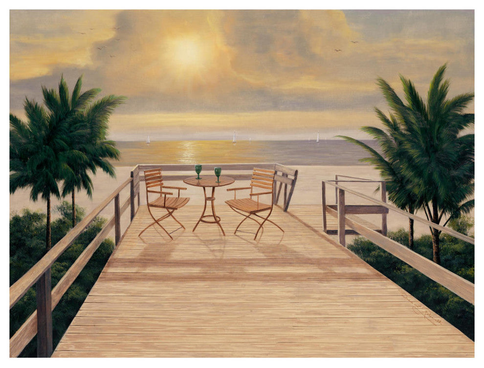 "Sunset Dreams" Digital Paper Print by Diane Romanello, 37"x30"