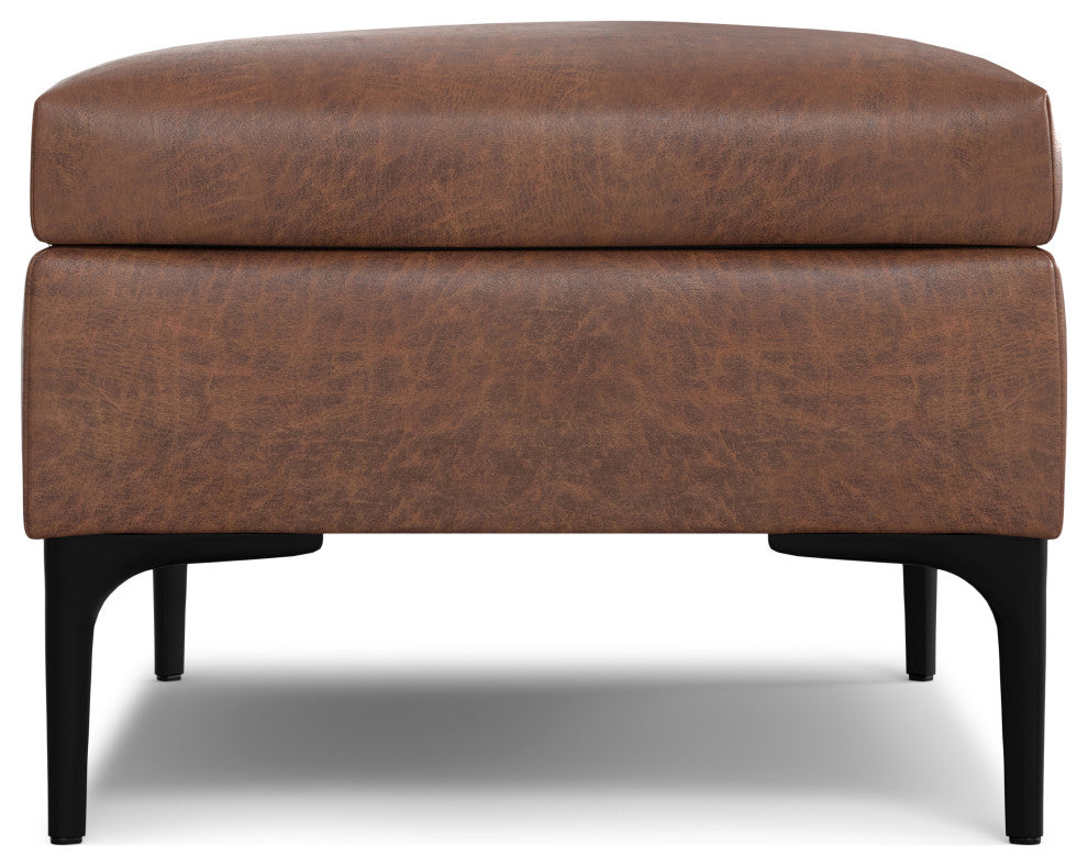 Rebecca Rectangular Coffee Table Storage Ottoman With Lift Up Lid, Distressed
