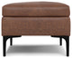 Rebecca Rectangular Coffee Table Storage Ottoman With Lift Up Lid, Distressed