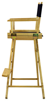 030" Director's Chair Natural Frame-Navy Blue Canvas