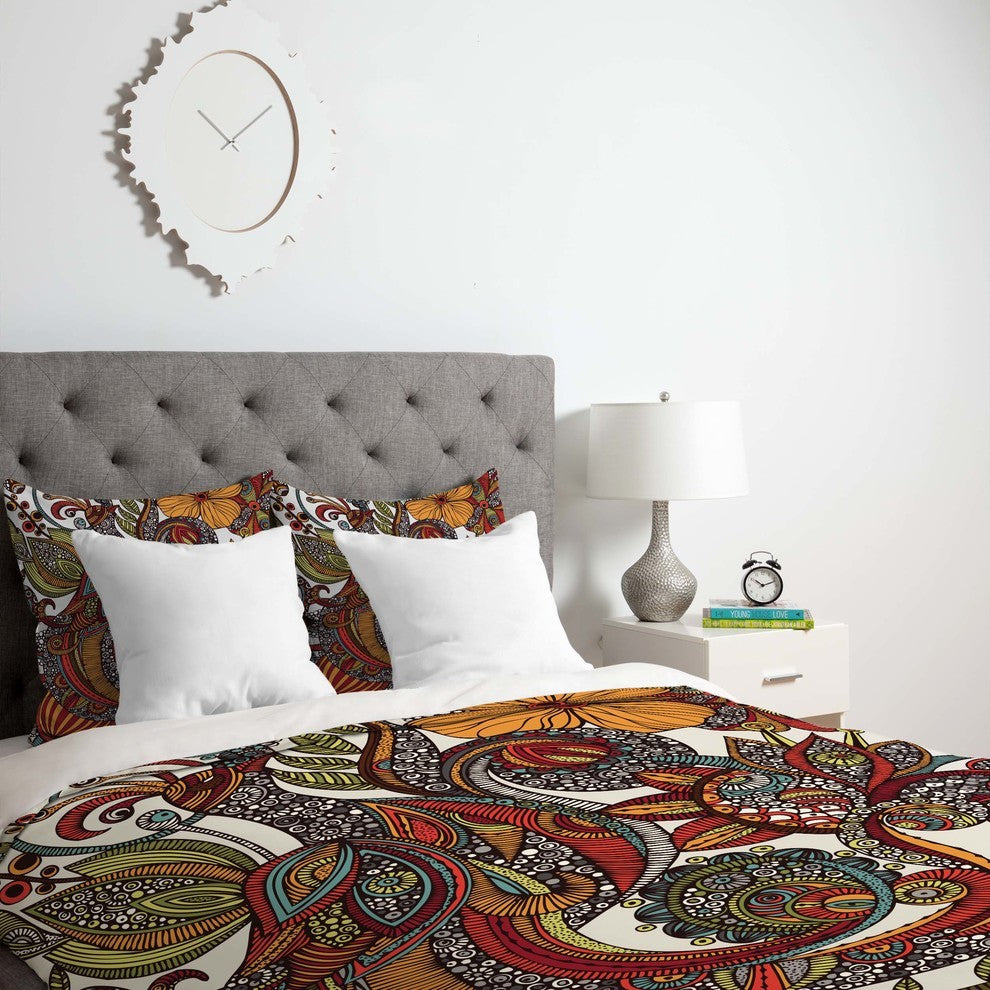 Deny Designs Valentina Ramos Paradise Bird Duvet Cover - Lightweight