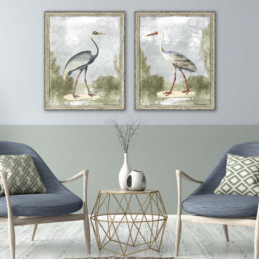 Cranes I Art, 2-Piece Set