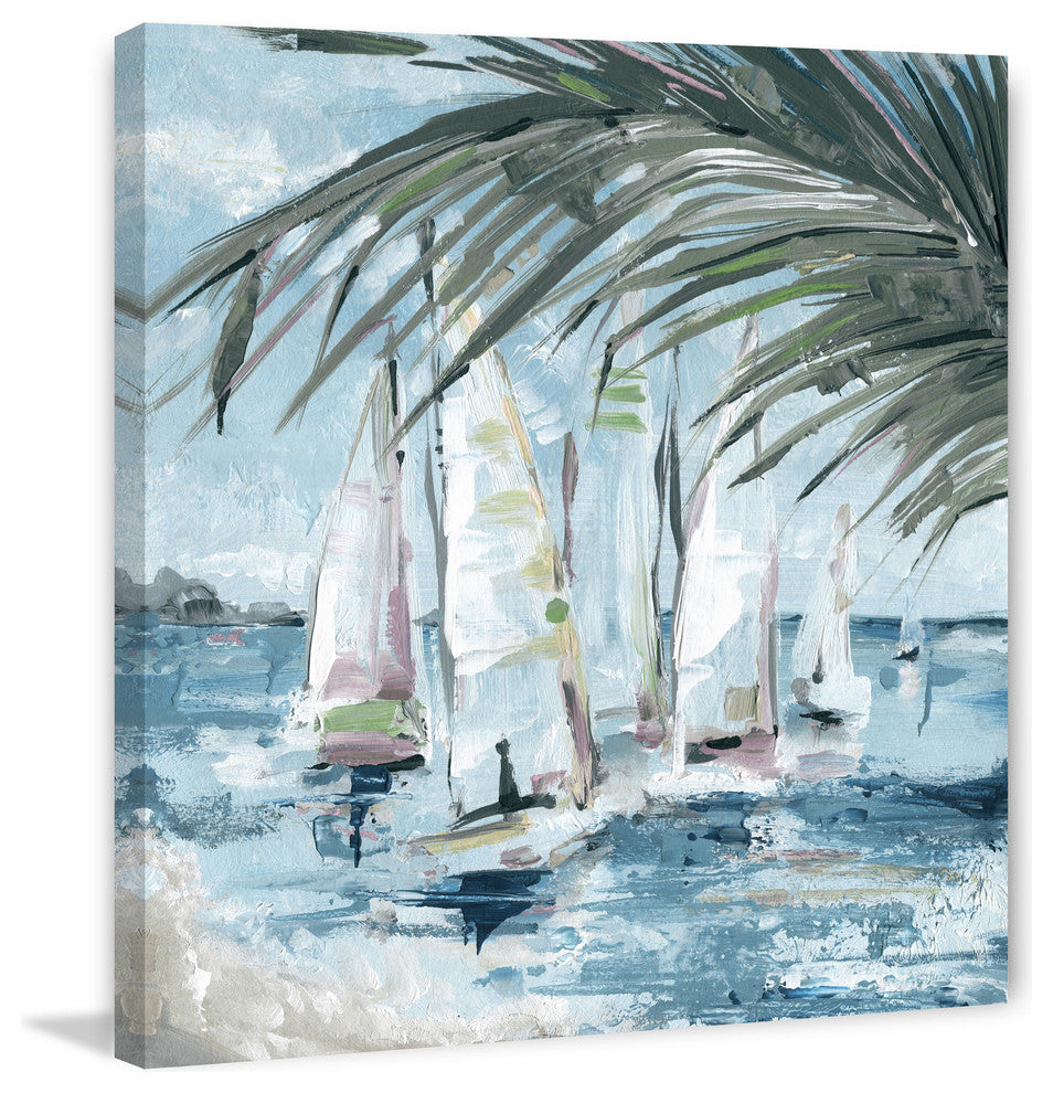 "Voyagers" Painting Print on Wrapped Canvas, 24"x24"
