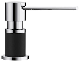 Blanco Lato Soap Dispenser in Chrome/Coal Black