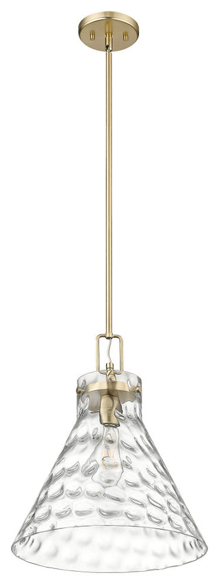 1 Light 14 in. Modern Gold Pendant