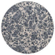 Unique Loom Oasis Breeze Area Rug, Gray, 7' 0 X 7' 0 Round