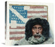"The Flag Reaches North Pole" Stretched Canvas Giclee by Mort Kunstler, 22"x20"