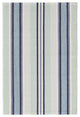 Dash & Albert Barbados Stripe Handwoven Cotton Rug, Blue, 2' x 3'