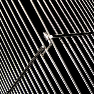 Sunnydaze Foldable Chrome-Plated Cooking Grate Portable - 36-Inch Diameter