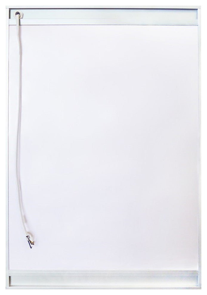 20" Rectangular Led Illuminated Mirrored Medicine Cabinet