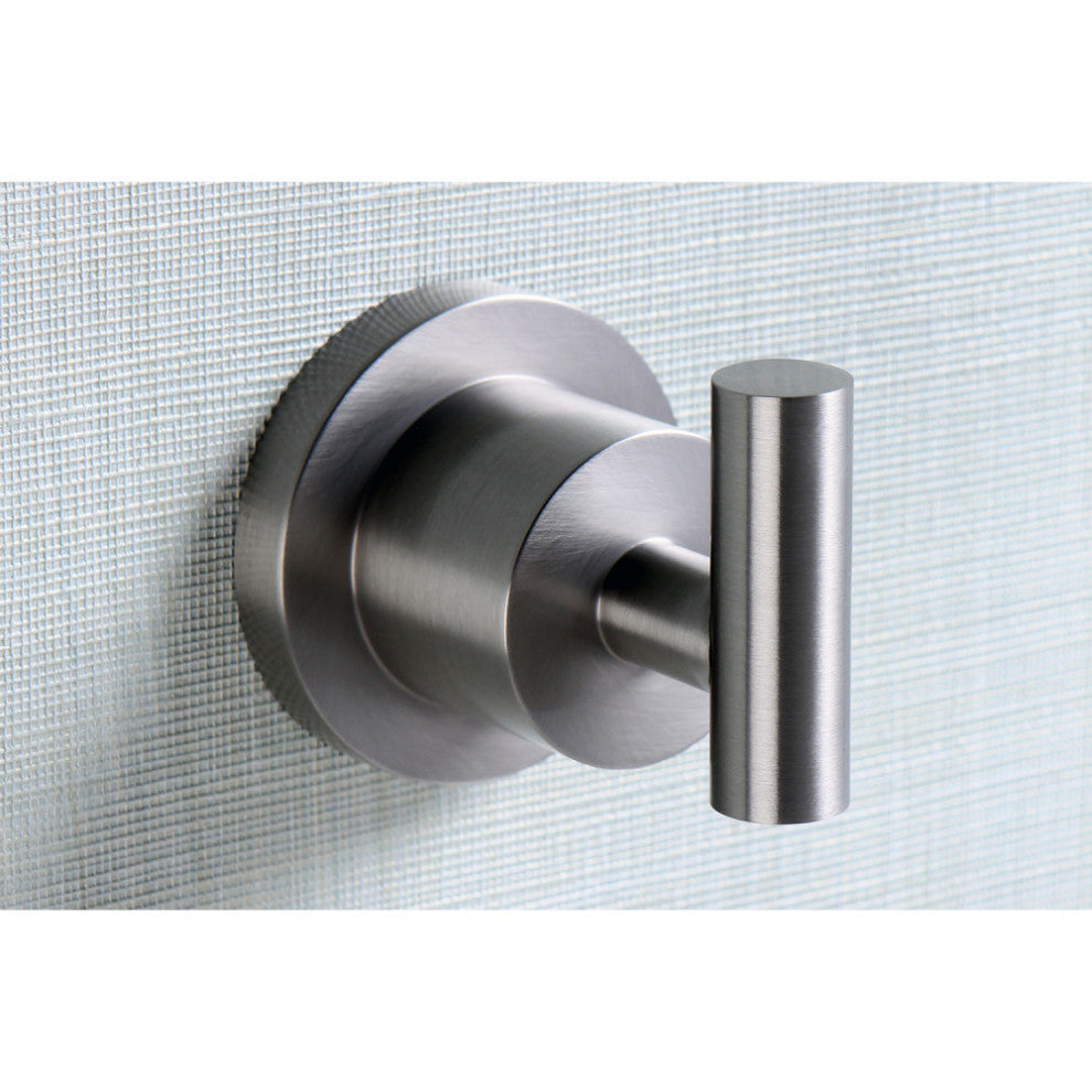 Kingston Brass Robe Hook, Brushed Nickel