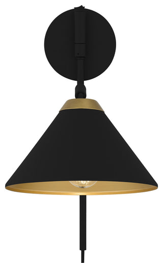 Quoizel ALS8810 Alscott 12" Tall Wall Sconce - Matte Black