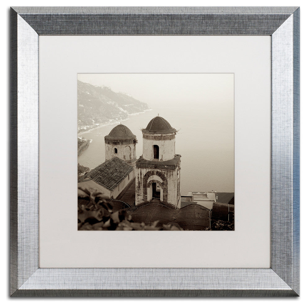 Alan Blaustein ''Campagnia III'' Art, Silver Frame, White Mat, 16x16